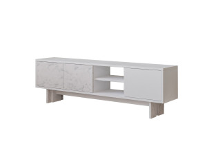 Houten TV-meubel "Ravello" - 150 x 30 x 45 cm - Wit