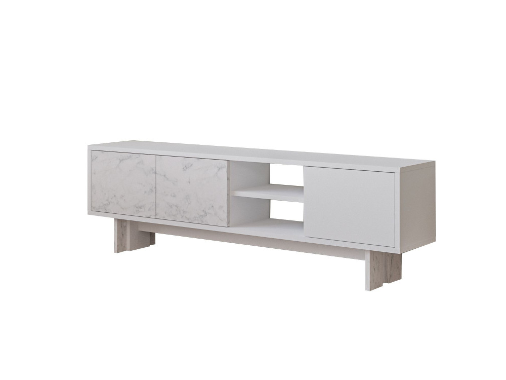 Houten TV-meubel "Ravello" - 150 x 30 x 45 cm - Wit