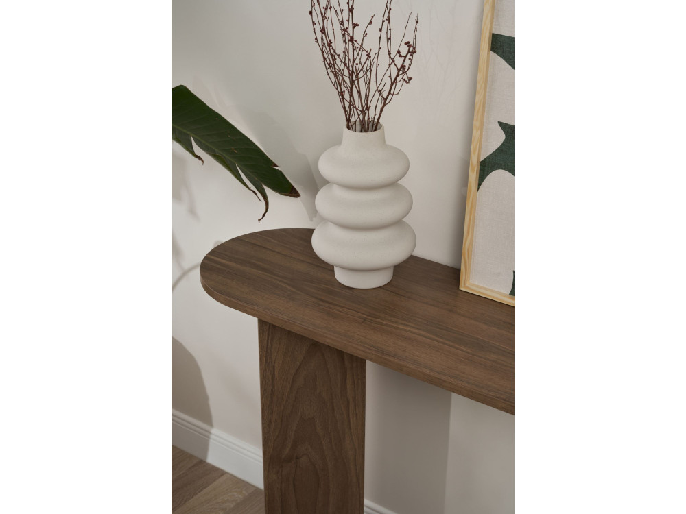 "Sira" houten dressoir - 150 x 35 x 75 cm - Walnoot