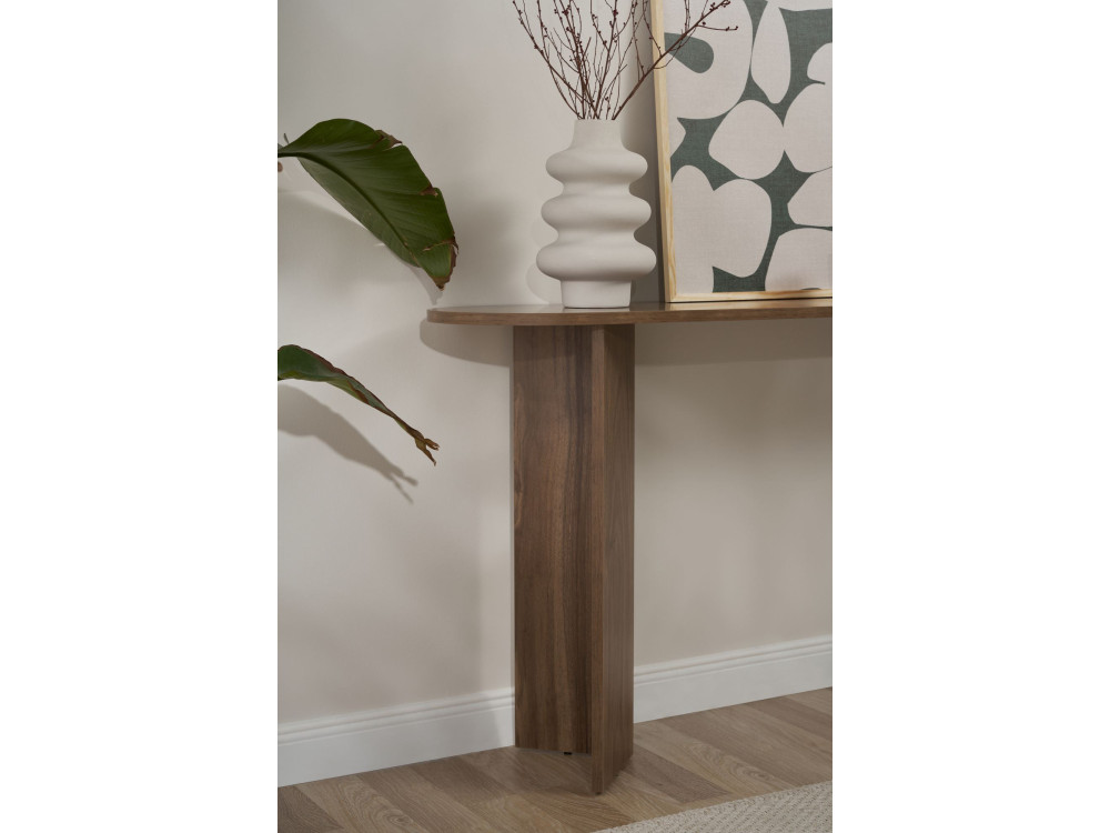 "Sira" houten dressoir - 150 x 35 x 75 cm - Walnoot