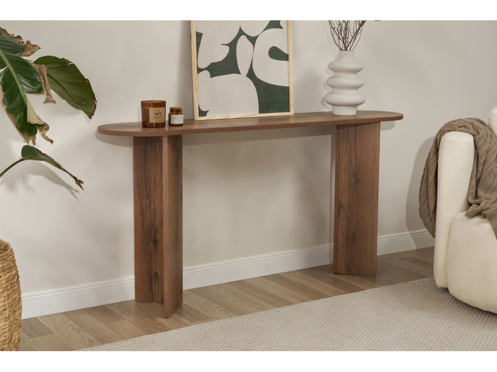 "Sira" houten dressoir - 150 x 35 x 75 cm - Walnoot