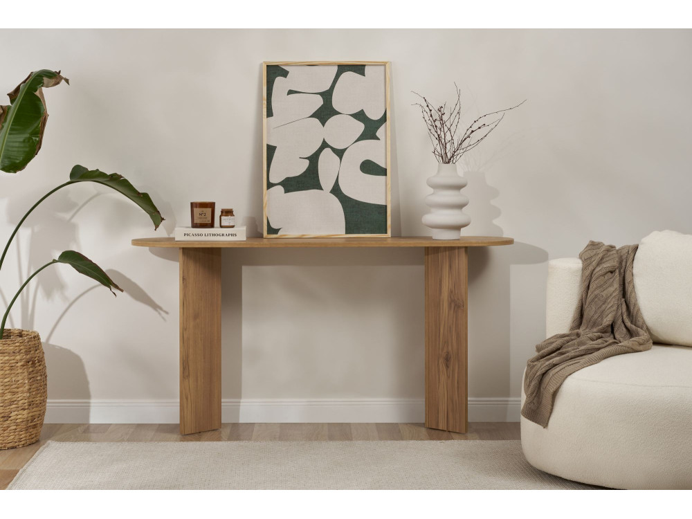 "Sira" houten dressoir - 150 x 35 x 75 cm - Eiken