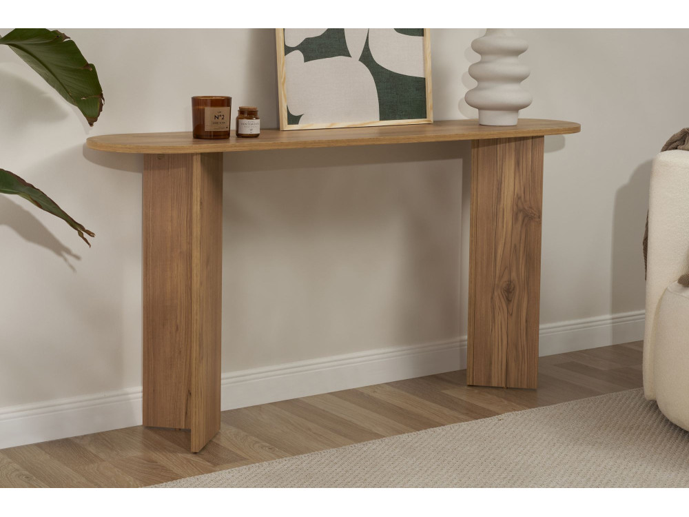 "Sira" houten dressoir - 150 x 35 x 75 cm - Eiken