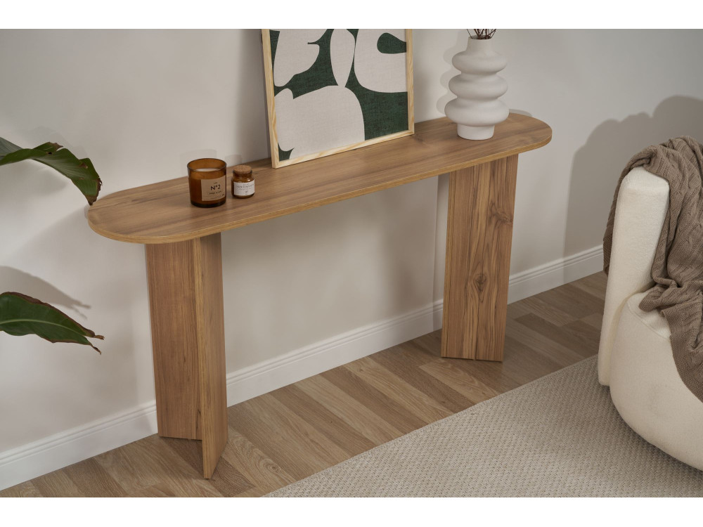 "Sira" houten dressoir - 150 x 35 x 75 cm - Eiken