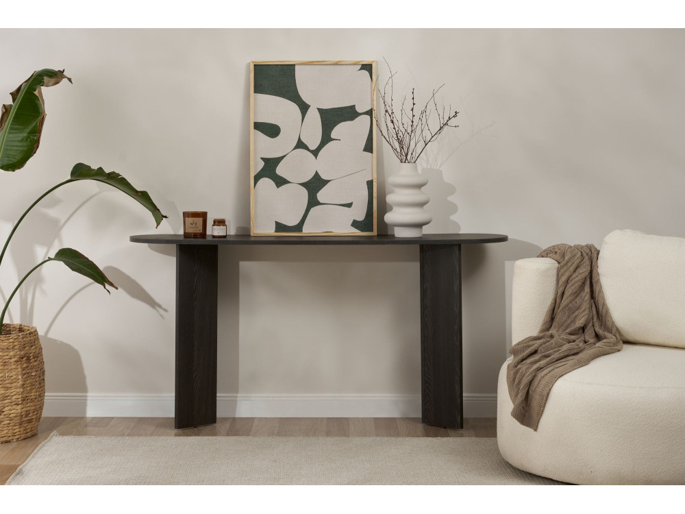 "Sira" houten dressoir - 150 x 35 x 75 cm - Black Light