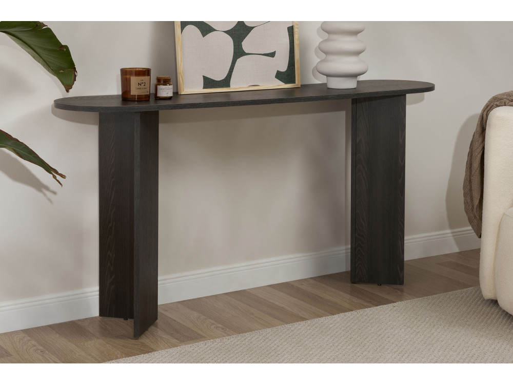 "Sira" houten dressoir - 150 x 35 x 75 cm - Black Light
