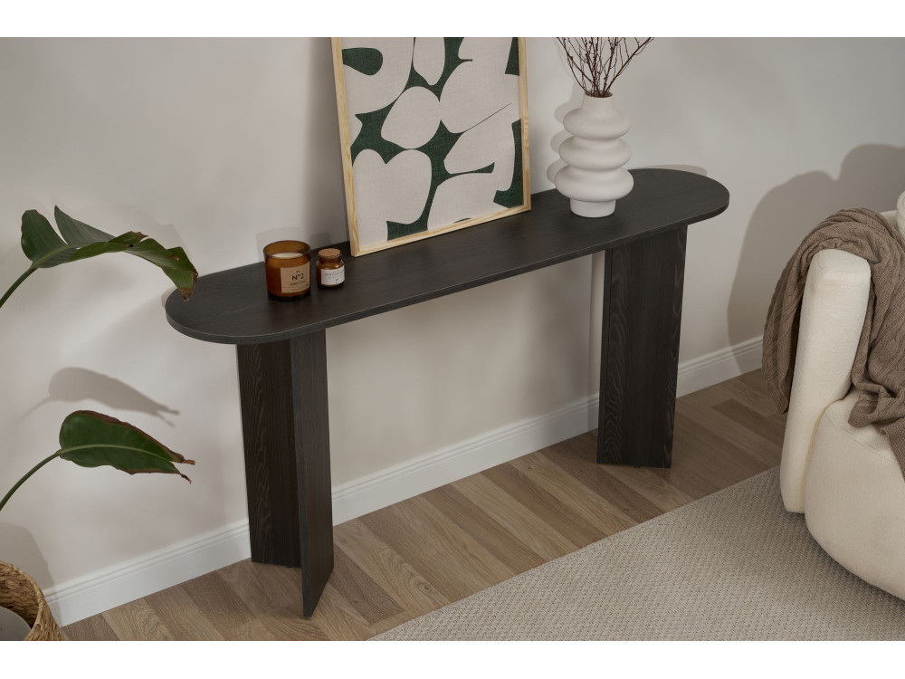 "Sira" houten dressoir - 150 x 35 x 75 cm - Black Light