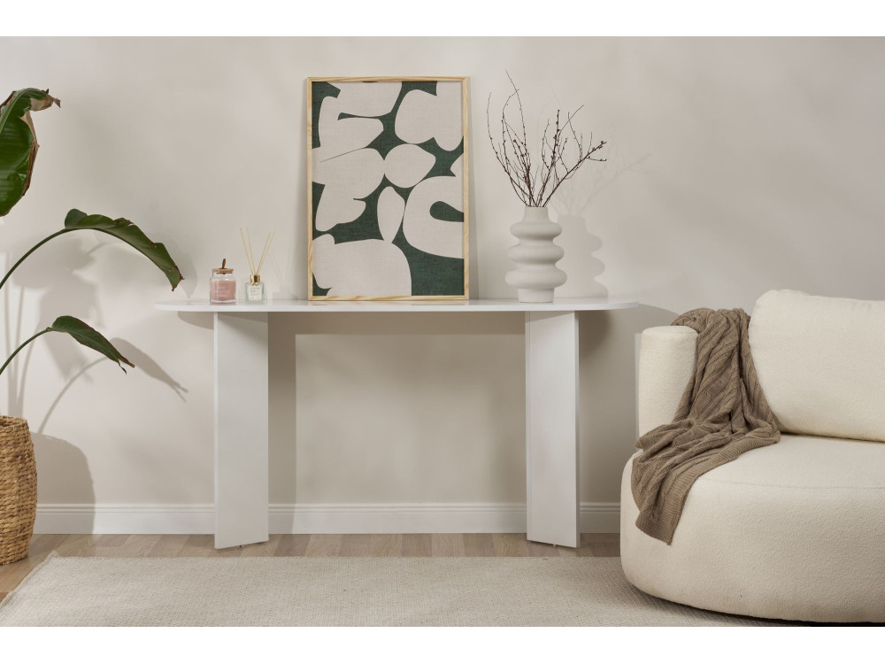 "Sira" houten dressoir - 150 x 35 x 75 cm - Wit