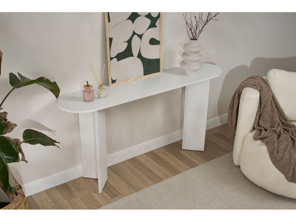 "Sira" houten dressoir - 150 x 35 x 75 cm - Wit