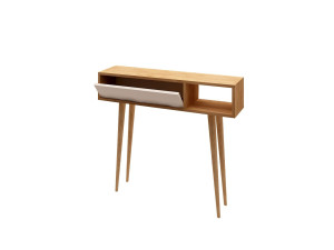 Houten console "Oseyo" - 100 x 30 x 94 cm - Bruin