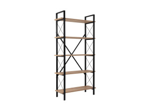 Houten boekenkast "Elysian" - 90 x 33 x 180 cm - BlackOak