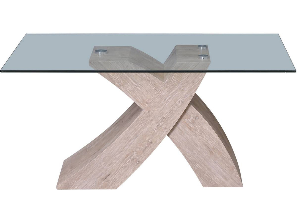 Eettafel keukentafel tafel "Mona" 150 x 90 x 74 cm - Eiken