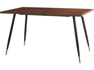 Eettafel keukentafel tafel "Kavita" - 140 x 80 x 76 cm - Eiken