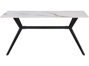 Keramische eettafel "Boreal" - 4 tot 6 personen - 160 cm - Wit