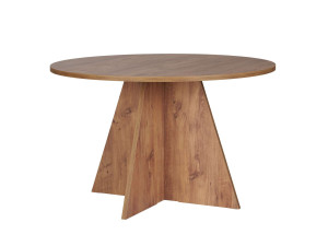 Eettafel "Virella" van hout - 120 x 120 x 75 cm - Atlantische den