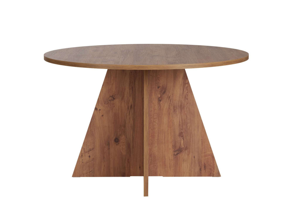Eettafel "Virella" van hout - 120 x 120 x 75 cm - Atlantische den