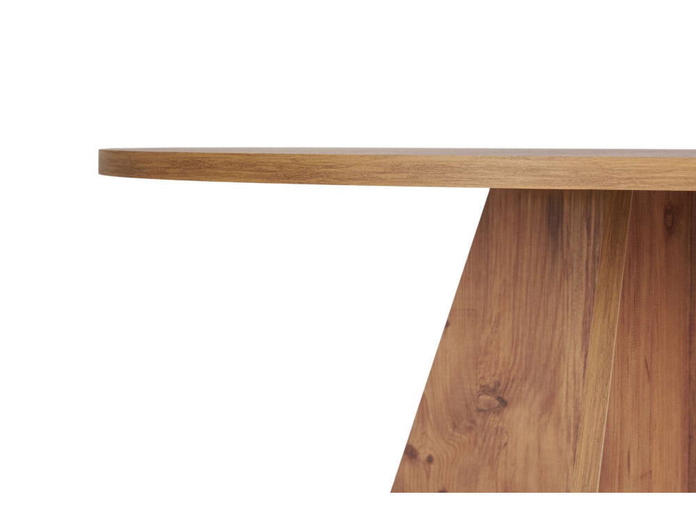 Eettafel "Virella" van hout - 120 x 120 x 75 cm - Atlantische den