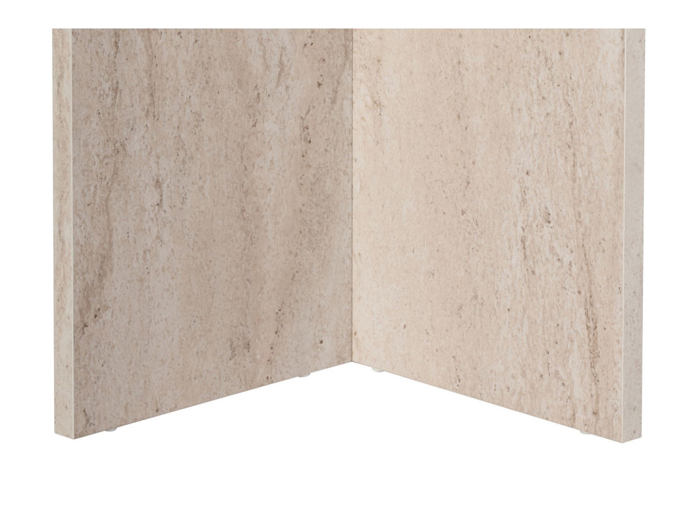 Houten eettafel "Sablin" - 180 x 89 x 75 cm - Travertin