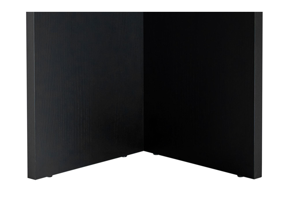 Houten eettafel "Sablin" - 180 x 89 x 75 cm - Zwart hout