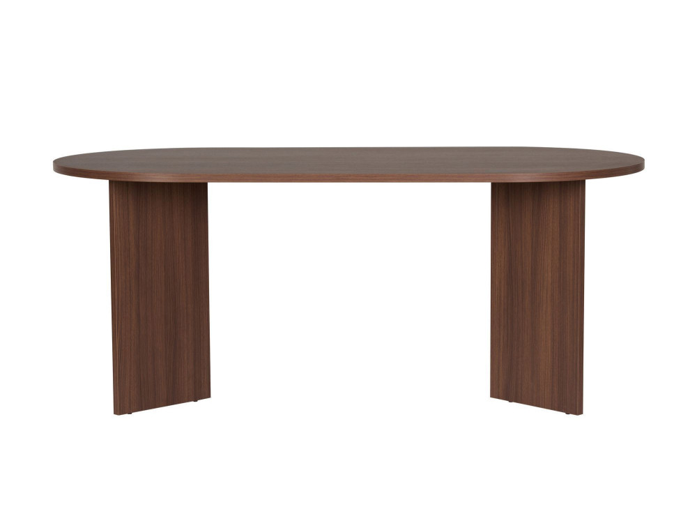 Houten eettafel "Sablin" - 180 x 89 x 75 cm - Notelaar