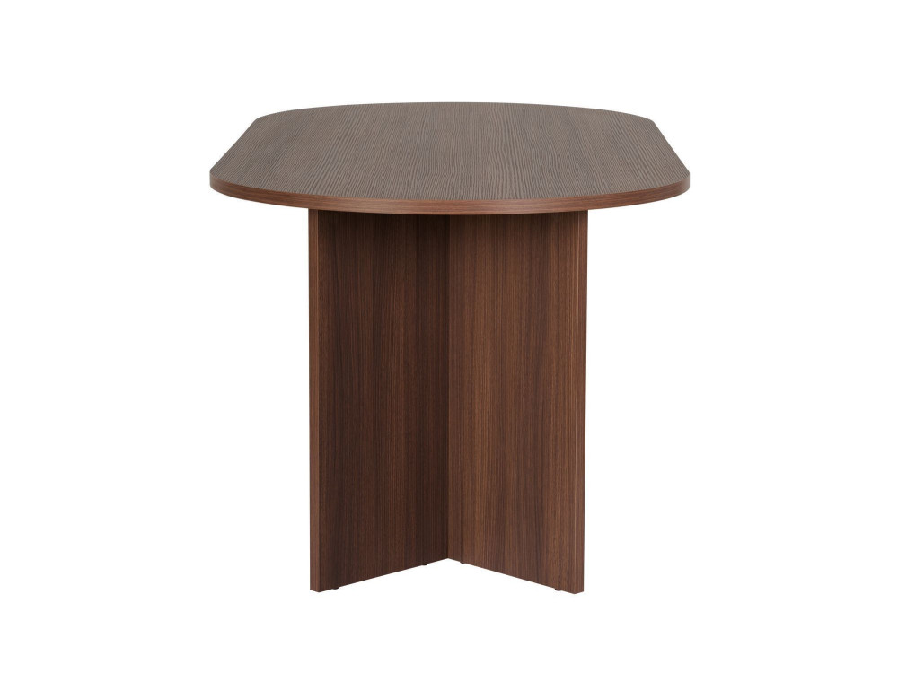 Houten eettafel "Sablin" - 180 x 89 x 75 cm - Notelaar