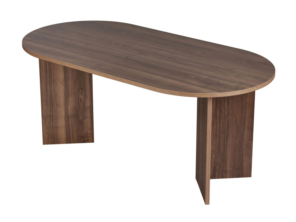 Houten eettafel "Sablin" 180 x 90 x 75 cm - Notelaar