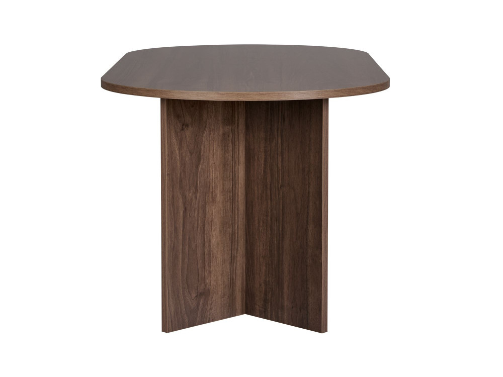 Houten eettafel "Sablin" 180 x 90 x 75 cm - Notelaar