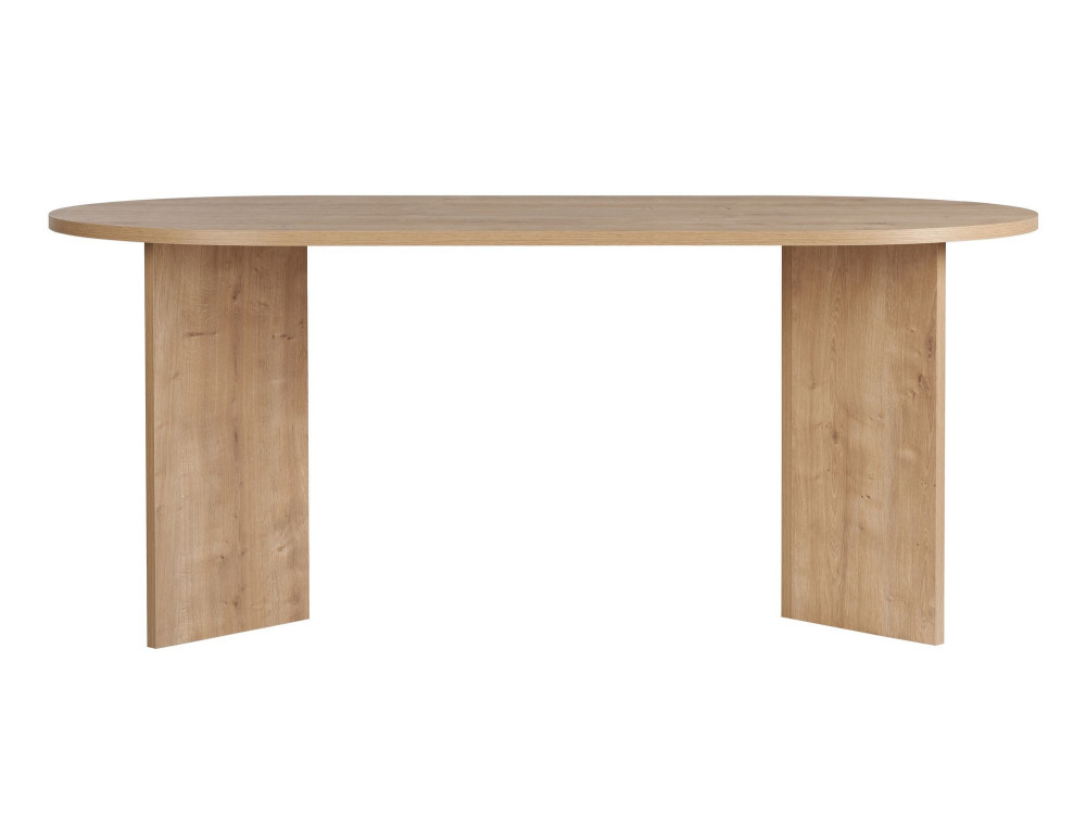Houten eettafel "Sablin" 180 x 90 x 75 cm - Saffier eik
