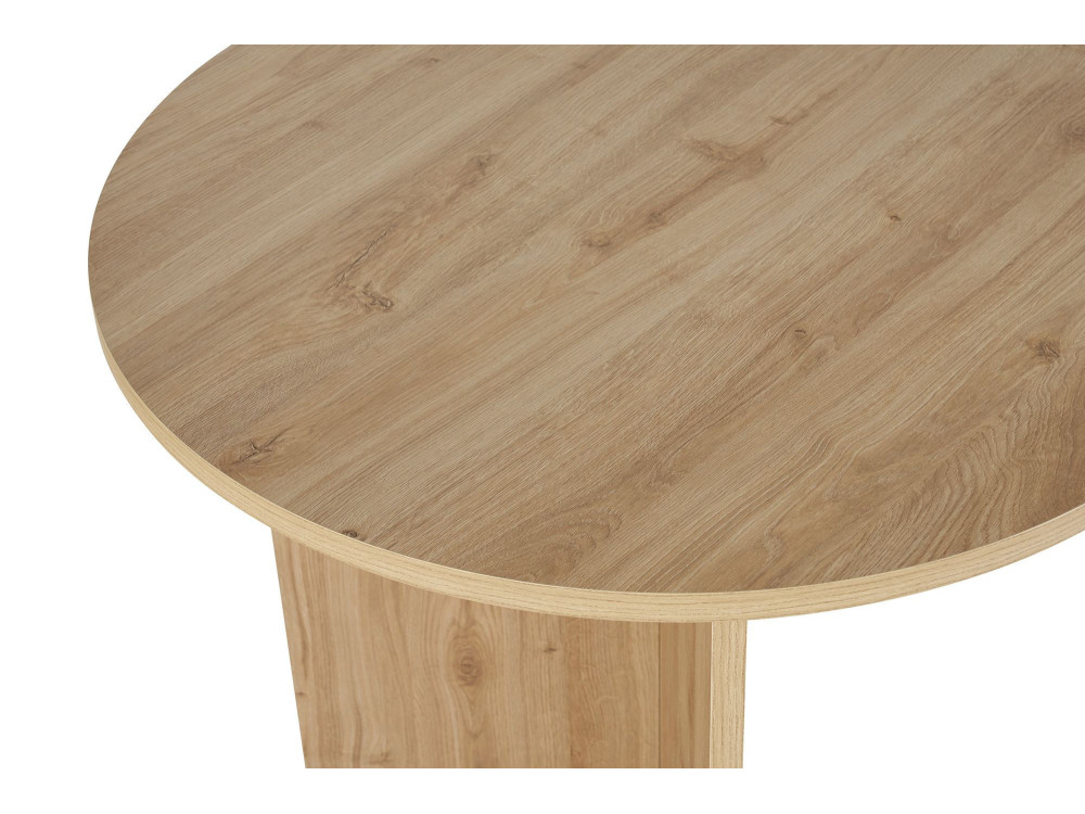 Houten eettafel "Sablin" 180 x 90 x 75 cm - Saffier eik