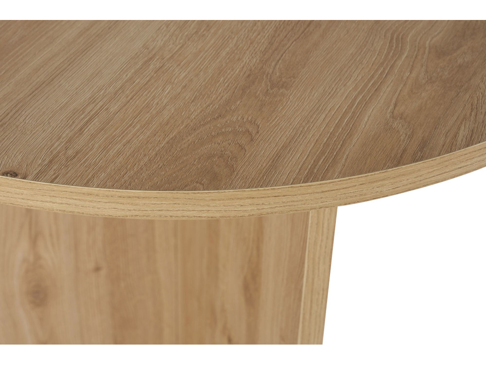 Houten eettafel "Sablin" 180 x 90 x 75 cm - Saffier eik