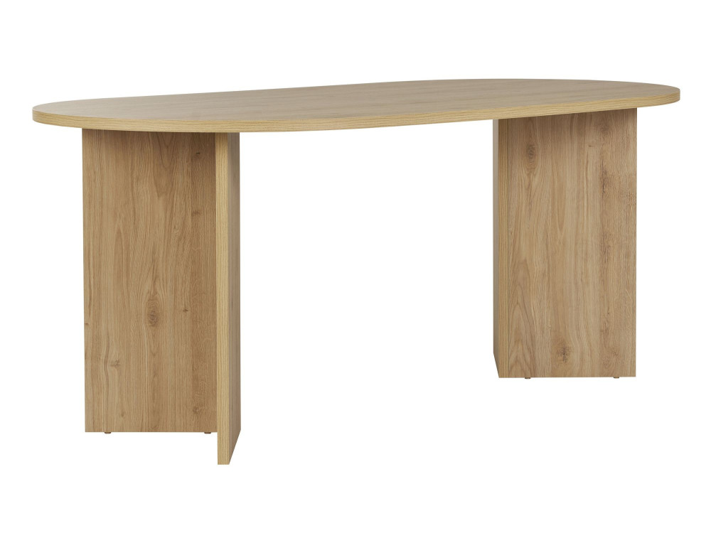 Houten eettafel "Sablin" 180 x 90 x 75 cm - Eik Cadiz