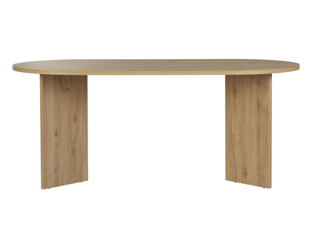 Houten eettafel "Sablin" 180 x 90 x 75 cm - Eik Cadiz