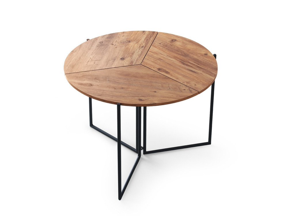 Houten eettafel "Yaprak" - 100 x 100 x 72 cm - Atlantic Pine