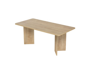 Houten eettafel "Linza" 180 x 90 x 75 cm - Honing eik