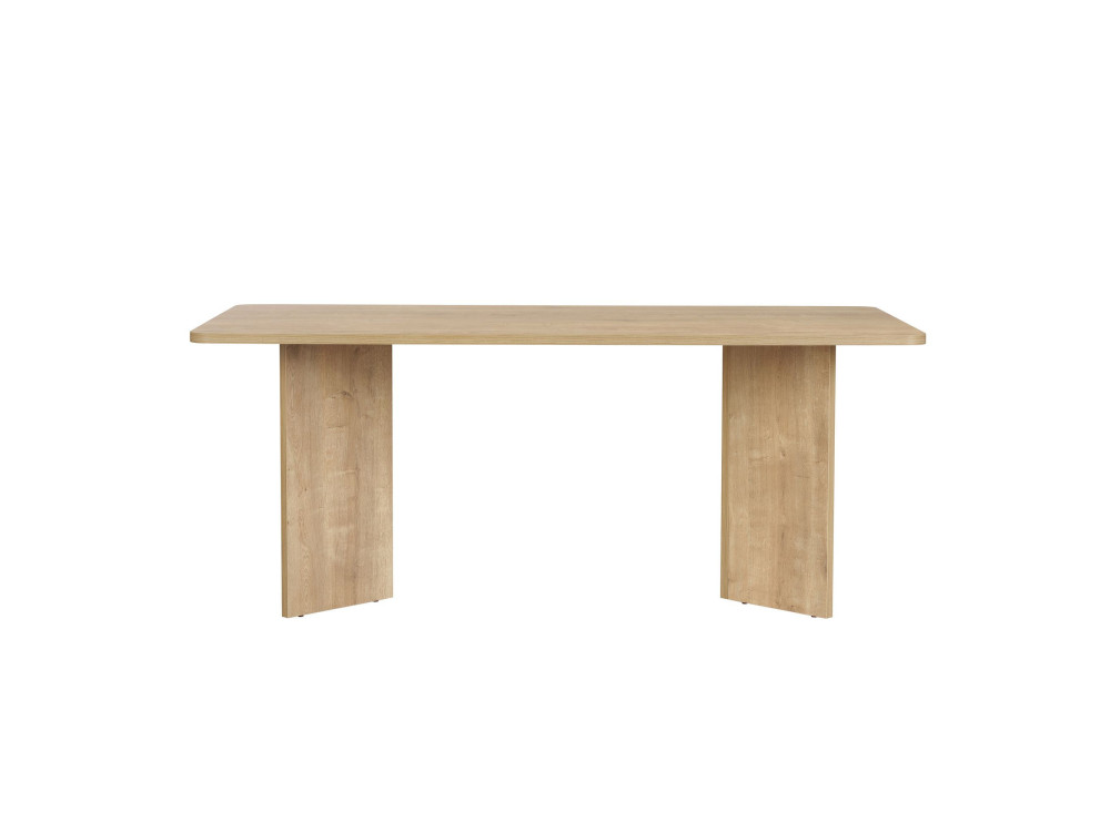 Houten eettafel "Linza" 180 x 90 x 75 cm - Honing eik