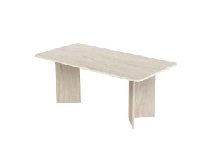 Houten eettafel "Linza" 180 x 90 x 75 cm - Travertin