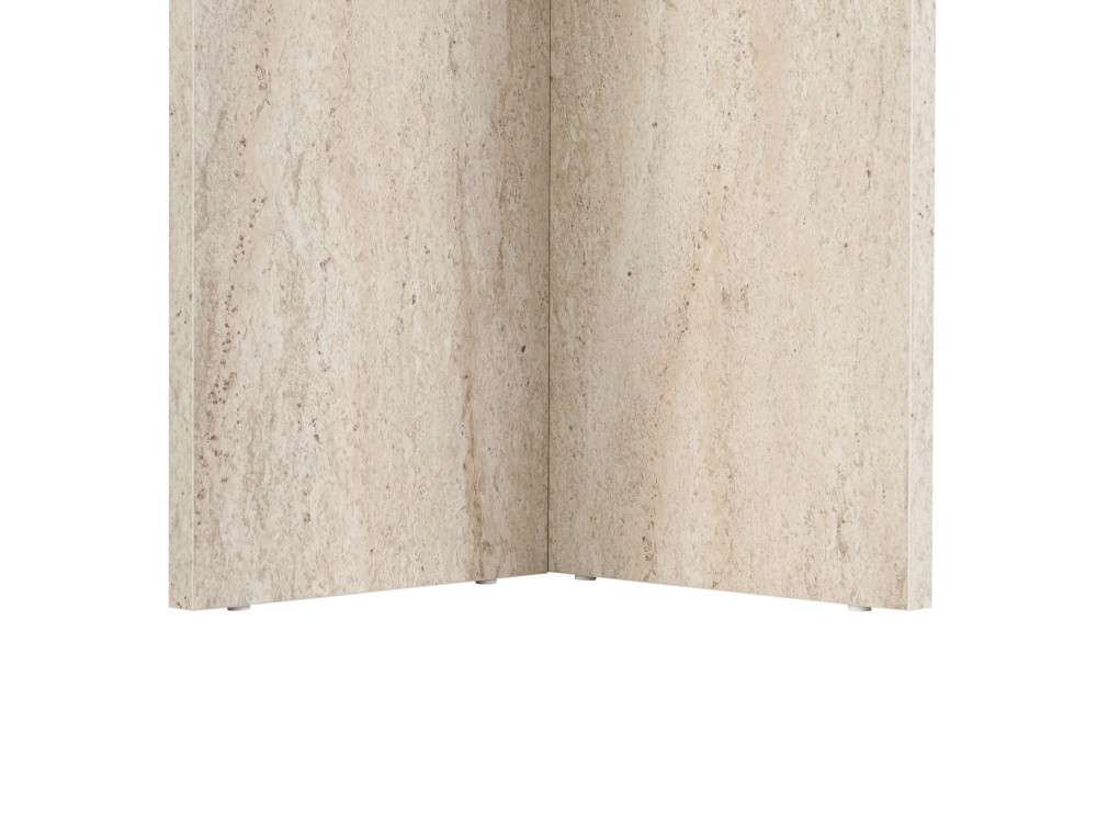 Houten eettafel "Linza" 180 x 90 x 75 cm - Travertin