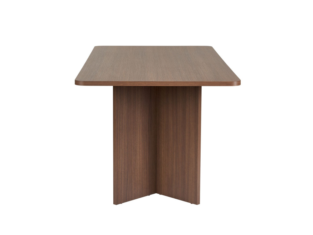 Houten eettafel "Linza" 180 x 90 x 75 cm - Notelaar