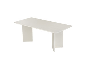 Houten eettafel "Linza" 180 x 90 x 75 cm - Hout wit