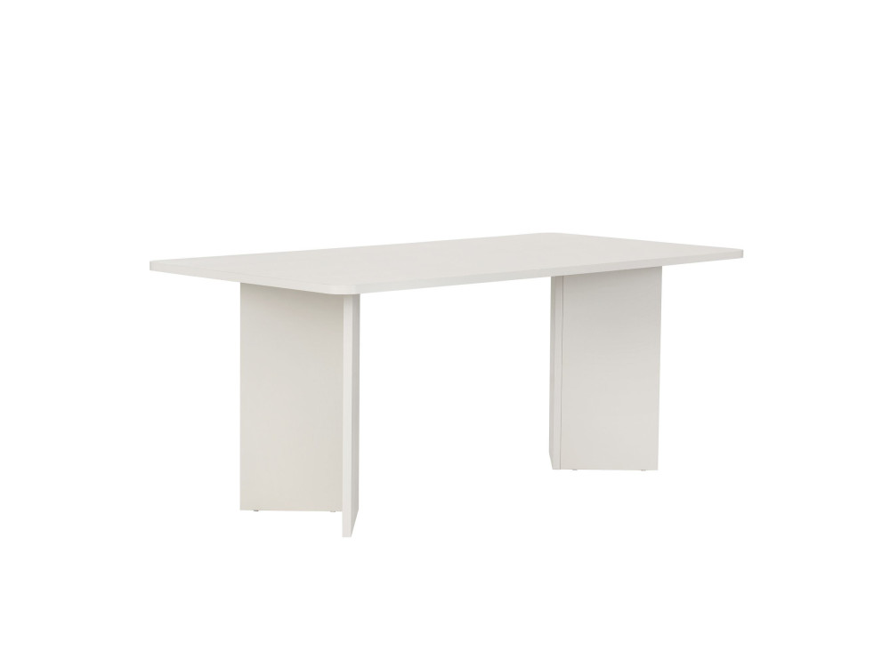 Houten eettafel "Linza" 180 x 90 x 75 cm - Hout wit