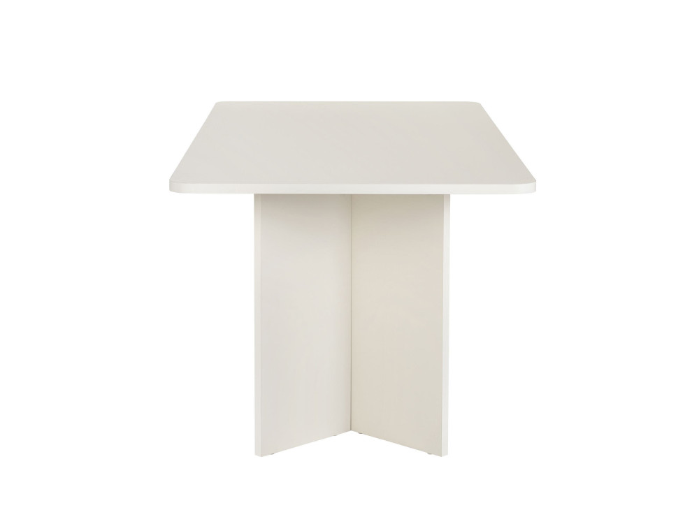 Houten eettafel "Linza" 180 x 90 x 75 cm - Hout wit