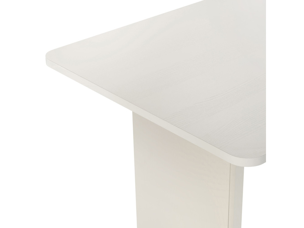 Houten eettafel "Linza" 180 x 90 x 75 cm - Hout wit