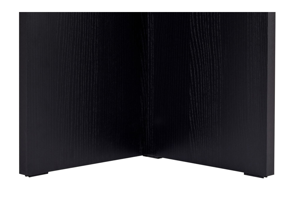 Houten eettafel "Linza" 180 x 90 x 75 cm - Zwart hout