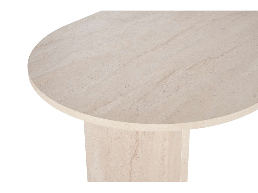 Houten eettafel "Sabella" 200 x 90 x 75 cm - Travertin