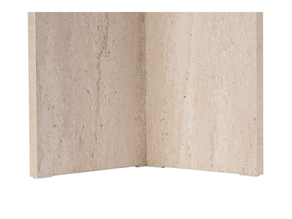 Houten eettafel "Sabella" 200 x 90 x 75 cm - Travertin