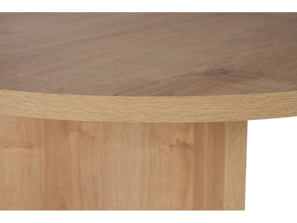 Houten eettafel "Sabella" 200 x 90 x 75 cm - Saffier eik