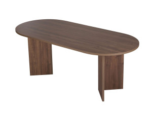 Houten eettafel "Sabella" 200 x 90 x 75 cm - Notelaar