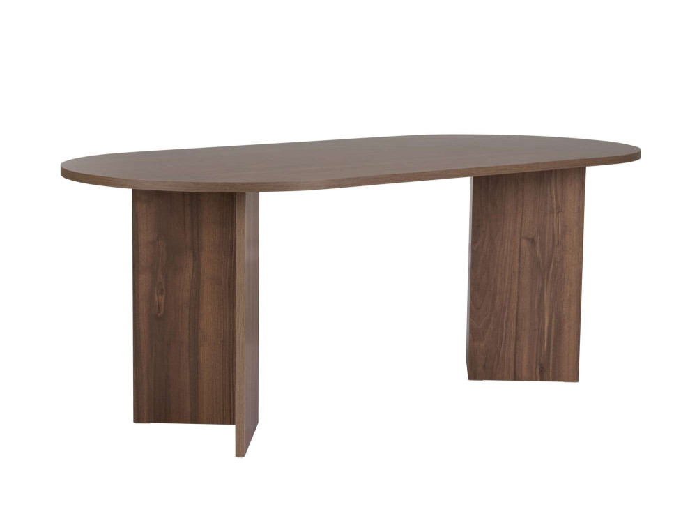 Houten eettafel "Sabella" 200 x 90 x 75 cm - Notelaar