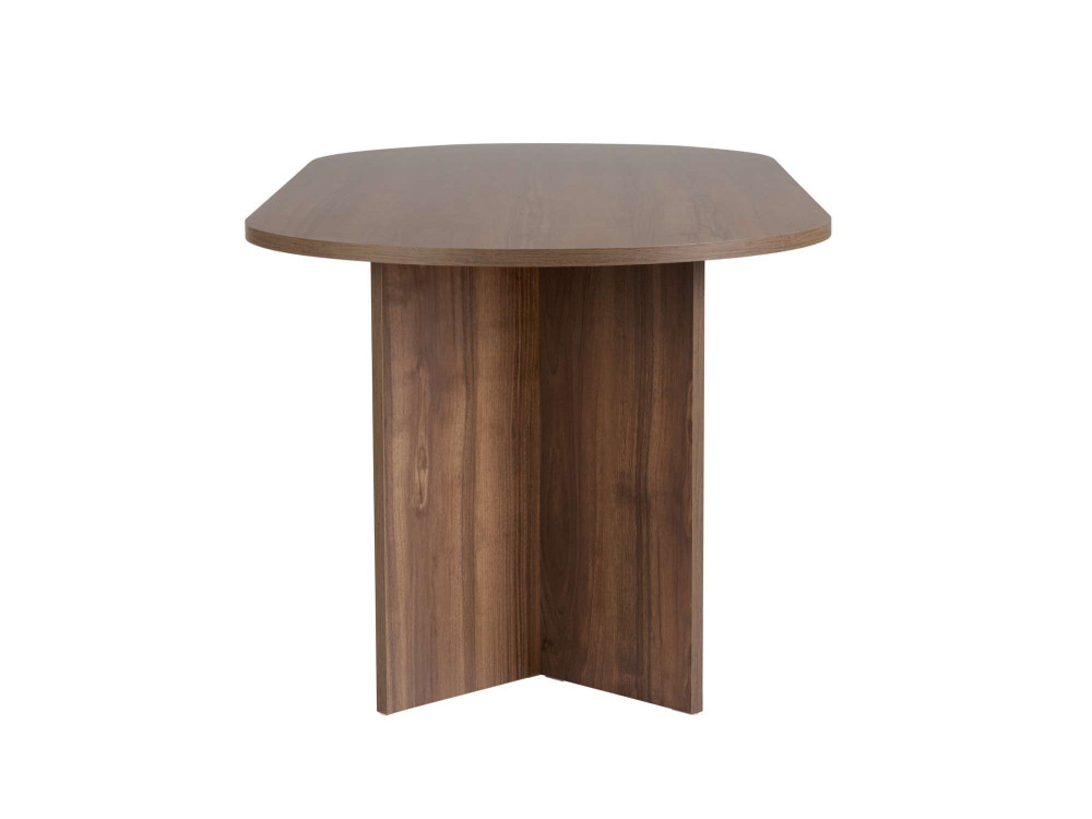 Houten eettafel "Sabella" 200 x 90 x 75 cm - Notelaar