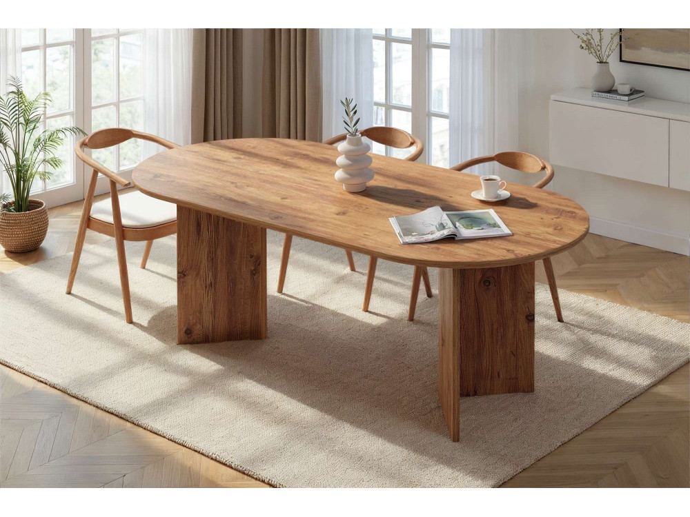 Houten eettafel "Sabella" 200 x 90 x 75 cm - Atlantic Pine